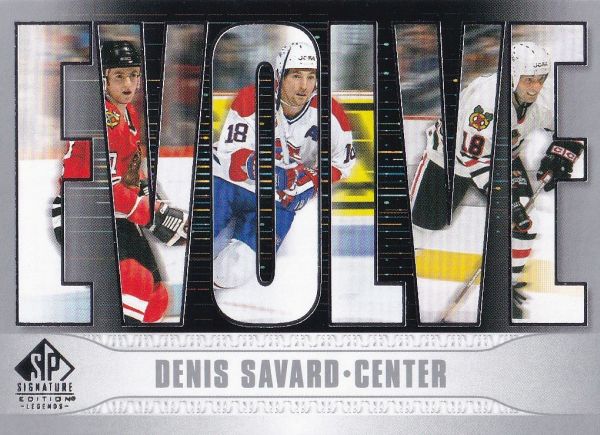 insert karta DENIS SAVARD 20-21 SP Signature Legends Evolve číslo E-24